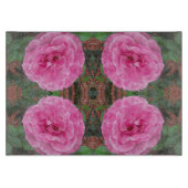 Planche À Découper Motif Rose Rose (Devant)