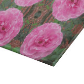 Planche À Découper Motif Rose Rose (Coin)