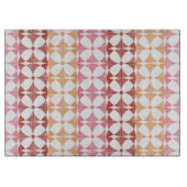 Planche À Découper Motif rouge géométrique de rayures d'ikat (Devant)