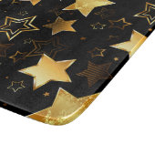 Planche À Découper Motif sans couture avec étoiles d'or (Coin)