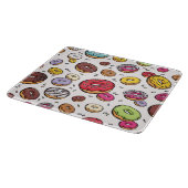 Planche À Découper Motif sans couture de donuts (Coin)