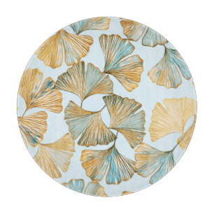 Planche À Découper Motif sans couture Gingko Feuille