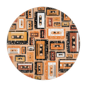 Planche À Découper Motif sans couture rétro