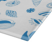 Planche À Découper Motif sans joint avec coquillages (Coin)