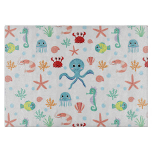 Planche À Découper Motif Sea World