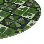Planche À Découper Motif shamrock Checkerboard (Coin)