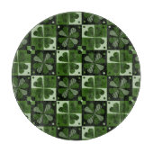 Planche À Découper Motif shamrock Checkerboard (Devant)