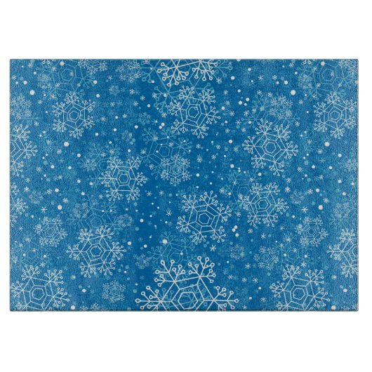Planche À Découper Motif Snowflake (Devant)