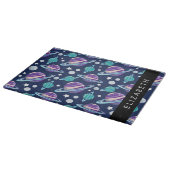 Planche À Découper Motif spatial, Planètes, Étoiles, Galaxie, Votre n (Coin)