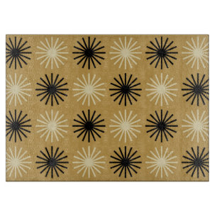 Planche À Découper Motif Starburst moderne du milieu du siècle