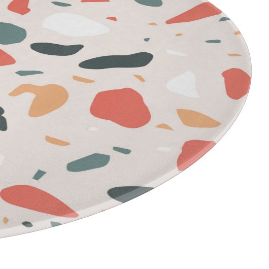 Planche À Découper Motif Terrazzo (Coin)