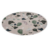 Planche À Découper Motif Terrazzo Vert (Coin)
