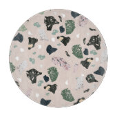 Planche À Découper Motif Terrazzo Vert (Devant)