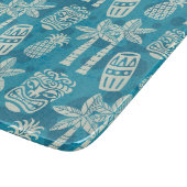 Planche À Découper Motif Tiki moderne du milieu du siècle rétro (Coin)