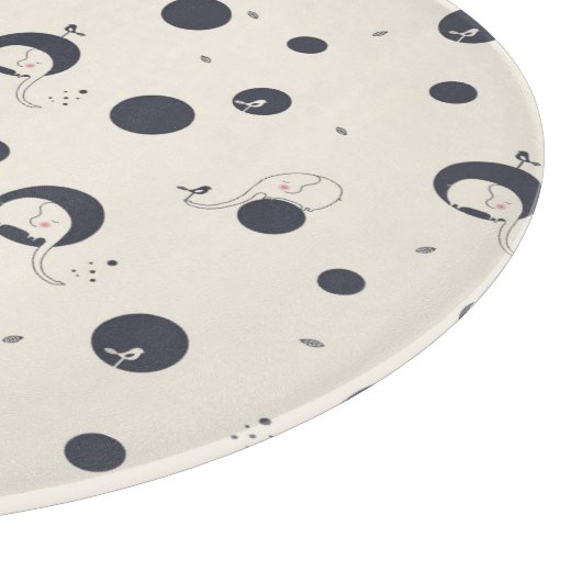 Planche À Découper Motif timide d'éléphant (Coin)