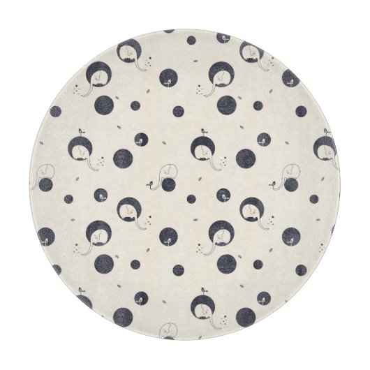 Planche À Découper Motif timide d'éléphant (Devant)