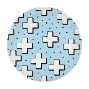 Planche À Découper Motif tiré à la main avec panneaux Plus.