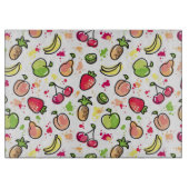 Planche À Découper motif tiré par la main de fruits (Devant)