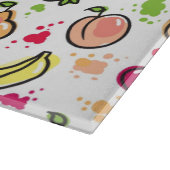 Planche À Découper motif tiré par la main de fruits (Coin)