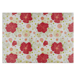 Planche À Découper Motif tiré par la main de ketmie