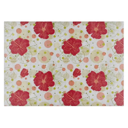 Planche À Découper Motif tiré par la main de ketmie (Devant)