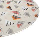 Planche À Découper Motif tiré par la main de triangle géométrique (Coin)