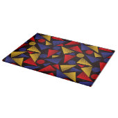 Planche À Découper Motif triangle multicolore (Coin)