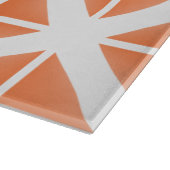 Planche À Découper Motif triangle Orange tendance (Coin)