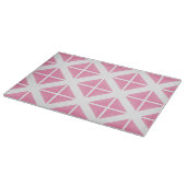 Planche À Découper Motif triangle rose tendance (Coin)