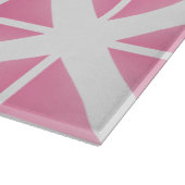 Planche À Découper Motif triangle rose tendance (Coin)