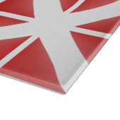 Planche À Découper Motif triangle rouge tendance (Coin)