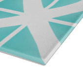 Planche À Découper Motif Triangle tendance Turquoise (Coin)