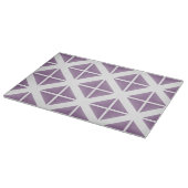 Planche À Découper Motif triangle tendance violet (Coin)