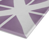 Planche À Découper Motif triangle tendance violet (Coin)