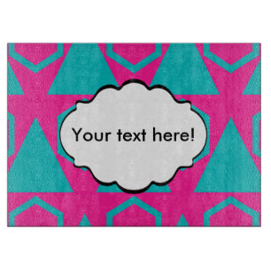 Planche À Découper Motif triangles et nids de miel