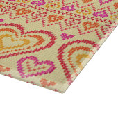 Planche À Découper Motif tricoté par Saint-Valentin (Coin)