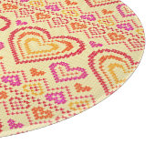 Planche À Découper Motif tricoté par Saint-Valentin (Coin)