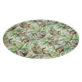 Planche À Découper Motif tropical de paresse d'aquarelle (Coin)