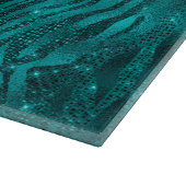 Planche À Découper Motif turquoise Ombre Glam Parties scintillant Tig (Coin)