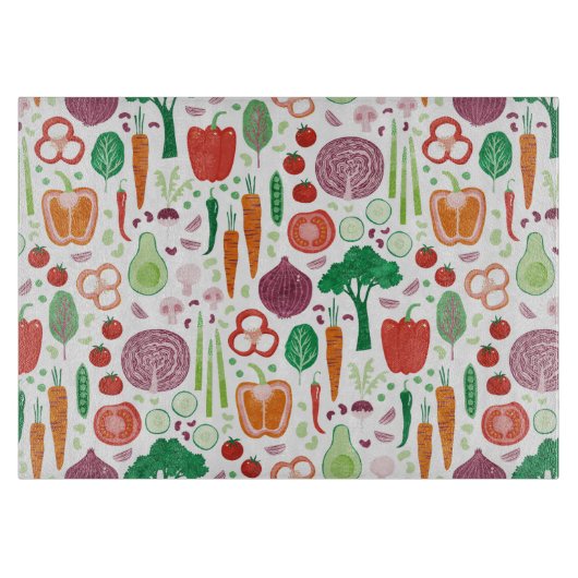 Planche À Découper Motif végétal moderne amusant (Devant)