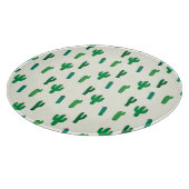 Planche À Découper Motif vert clair de cactus (Coin)