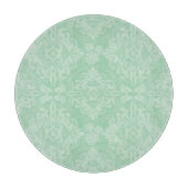 Planche À Découper Motif vert de damassé (Devant)