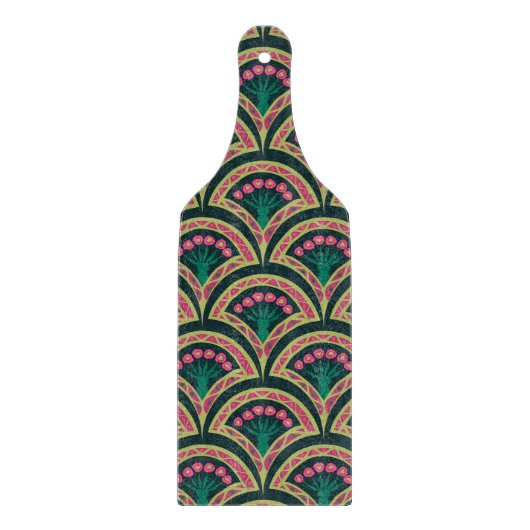 Planche À Découper motif vert en forme de coque (Devant)