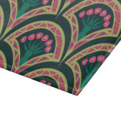 Planche À Découper motif vert en forme de coquille (Coin)