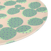 Planche À Découper Motif vert et rose de cactus (Coin)