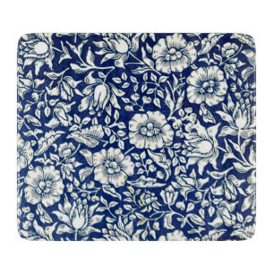 Planche À Découper Motif vintage Blue Mallow