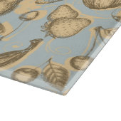 Planche À Découper Motif vintage de fruits (Coin)