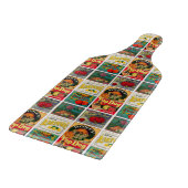 Planche À Découper Motif vintage Étiquette de fruits (Coin)