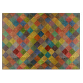 Planche À Découper Motif vintage. Géométrique (Devant)