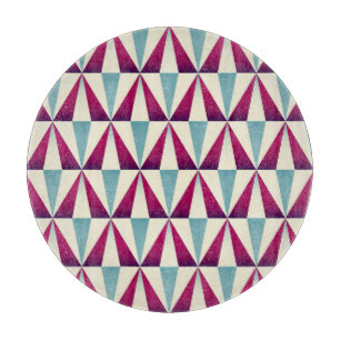 Planche À Découper motif vintage triangle géométrique sans couture.